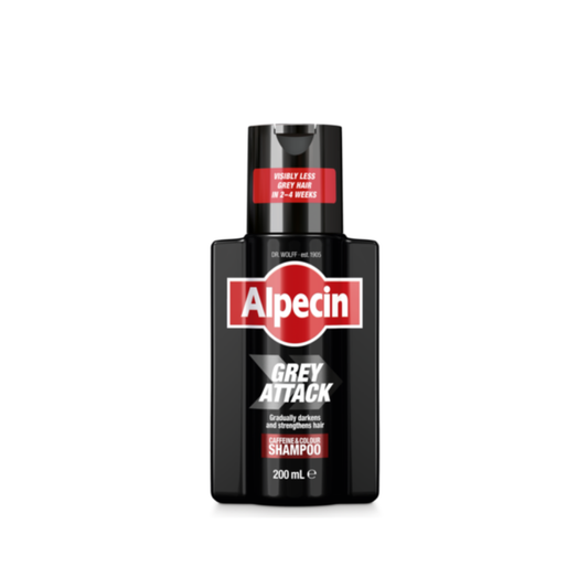 ALPECIN GREY ATTACK CAFFEINE & COLOUR SHAMPOO 200ML