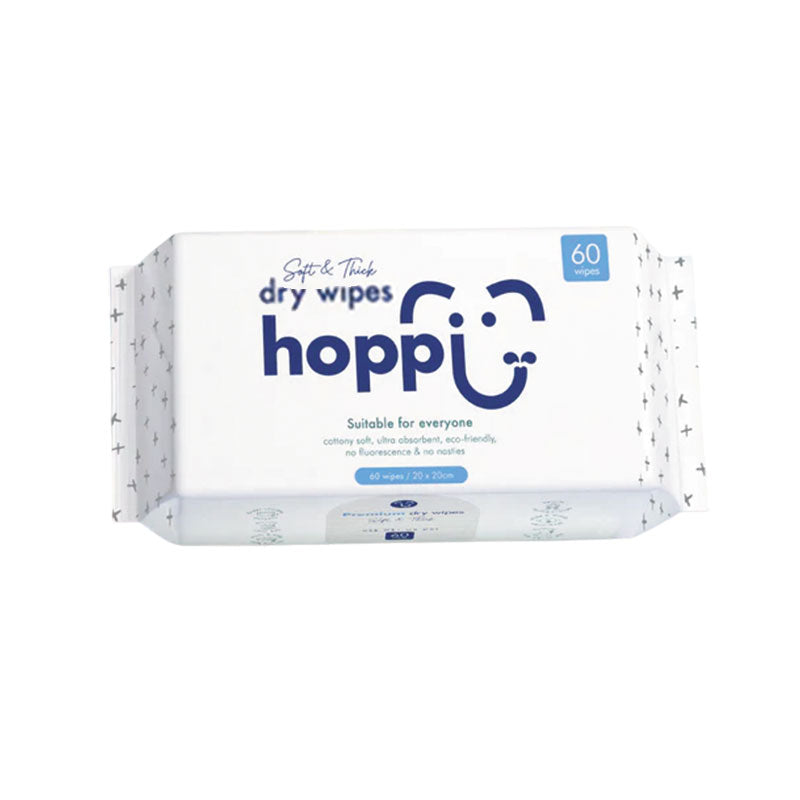 HOPPI DRY WIPES 60S