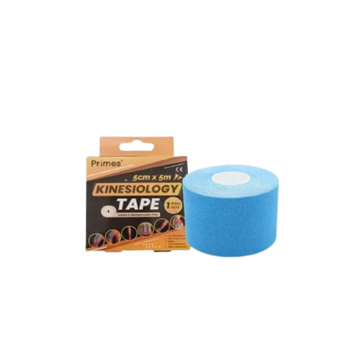 PRIMES KINESIOLOGY TAPE 5CMX5CM 1S