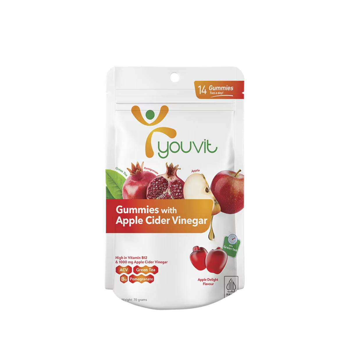 YOUVIT APPLE CIDER VINEGAR GUMMIES 14S