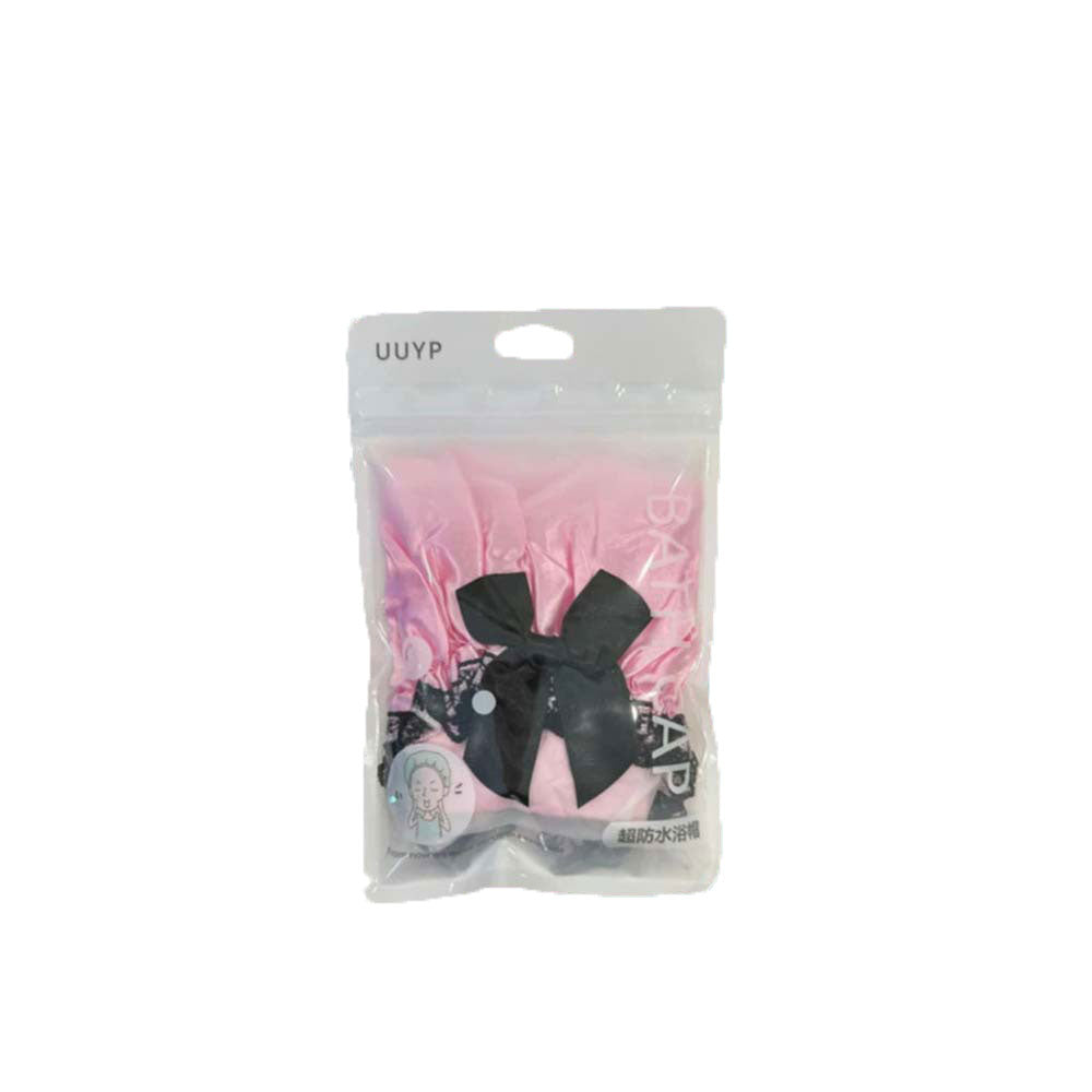 UUYP SHOWER CAP WITH RIBBON