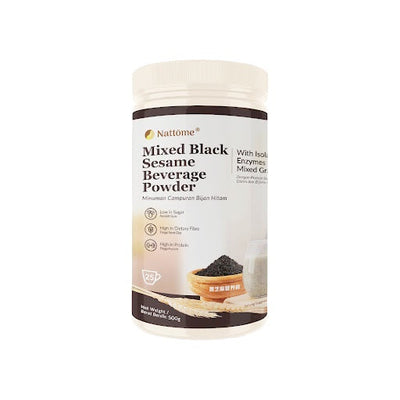 NATTOME DH MIXED BLACK SESAME WITH FERMENTED SOY 500G
