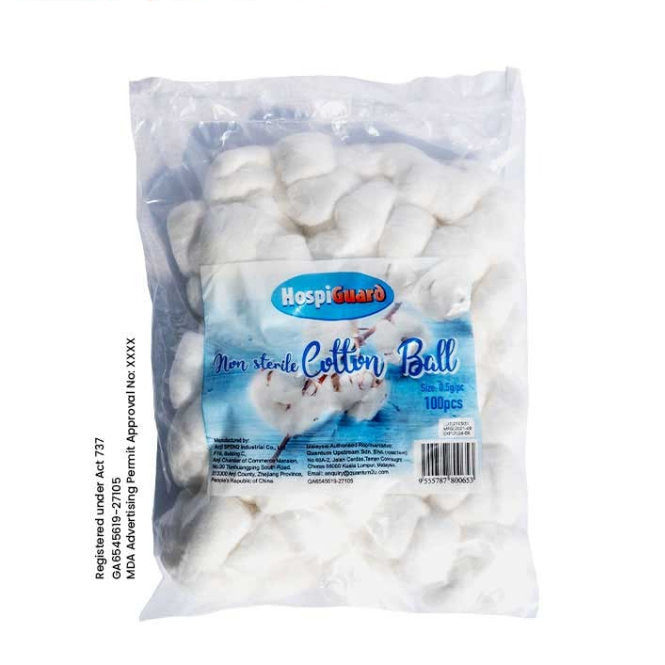 HOSPIGUARD COTTON BALLS 100S