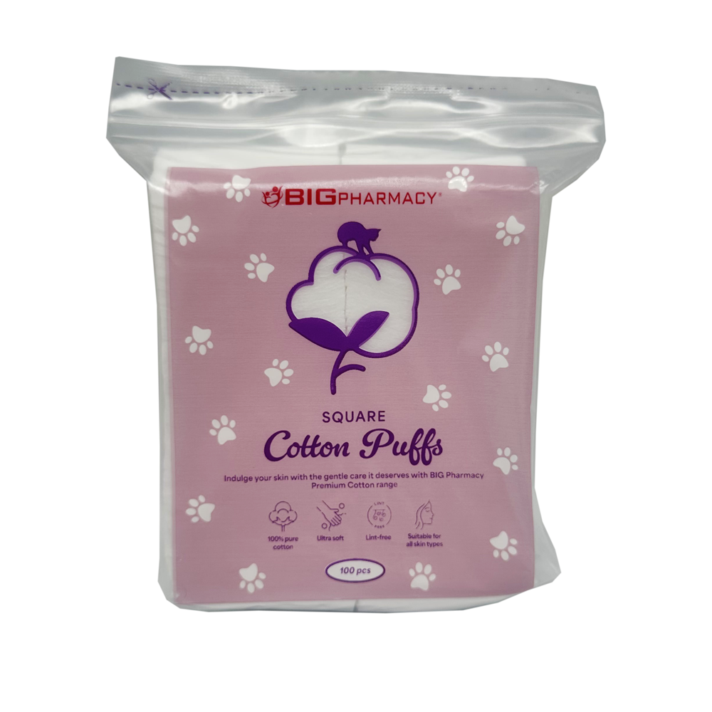 BIG SQUARE FACIAL COTTON 100S