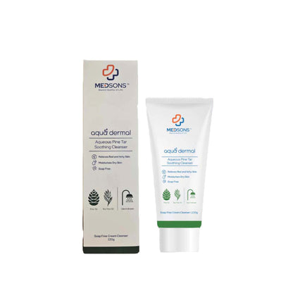 MEDSONS AQUEOUS PINE TAR SOOTHING CLEANSER 220G