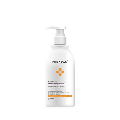 YUKAZAN BLEMISH CARE FACE & BODY WASH 500ML