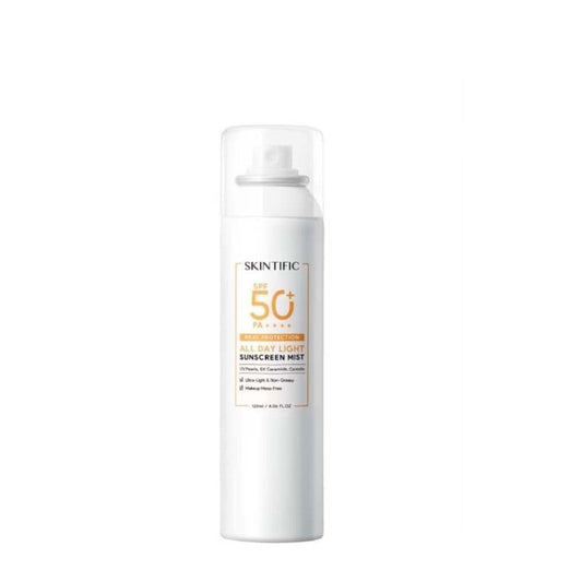 SKINTIFIC ALL DAY LIGHT SUNSCREEN MIST SPF50+ 120ML