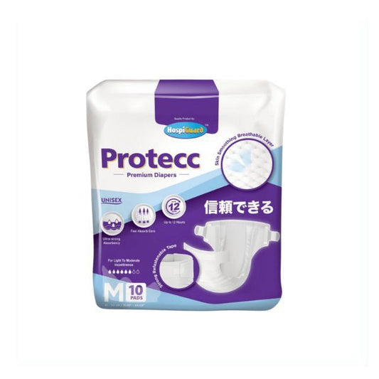 HOSPIGUARD PROTECC PREMIUM ADULT DIAPER M 10S