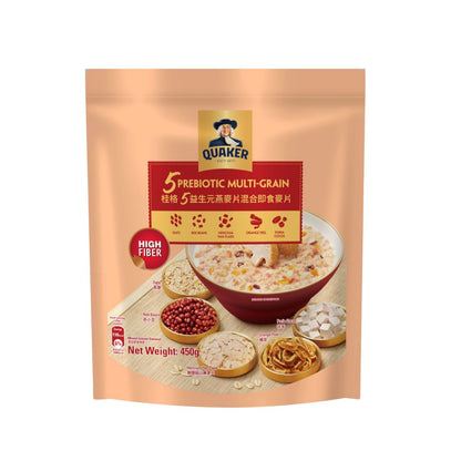 QUAKER FIVE PREBIOTIC MULTIGRAIN 450G