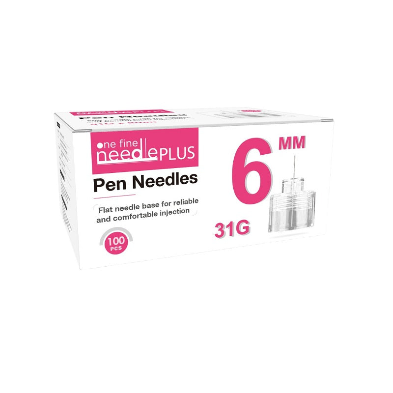 ONEFINE PEN NEEDLE PLUS 31G/0.23MM 6MM 100S