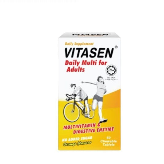 VITASEN DAILY MULTI ADULTS CHEWABLE TABLETS 60S