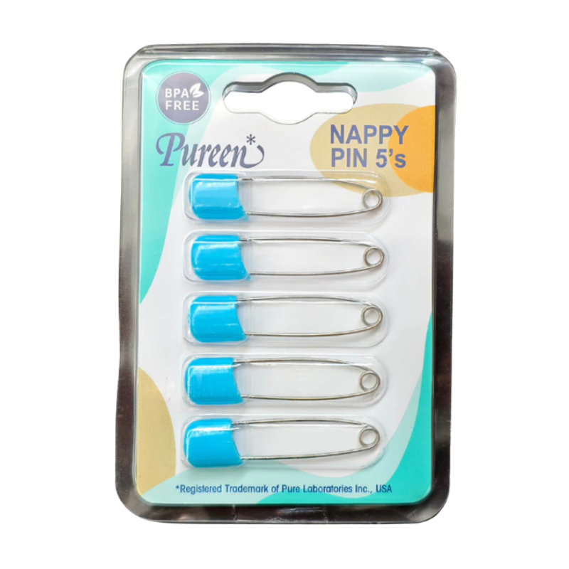 PUREEN NAPPY PINS 5S