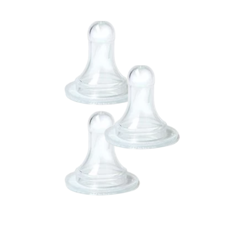 PUREEN ANTICOLIC SILICON NIPPLES 3S SHORT NECK (BST01-L)