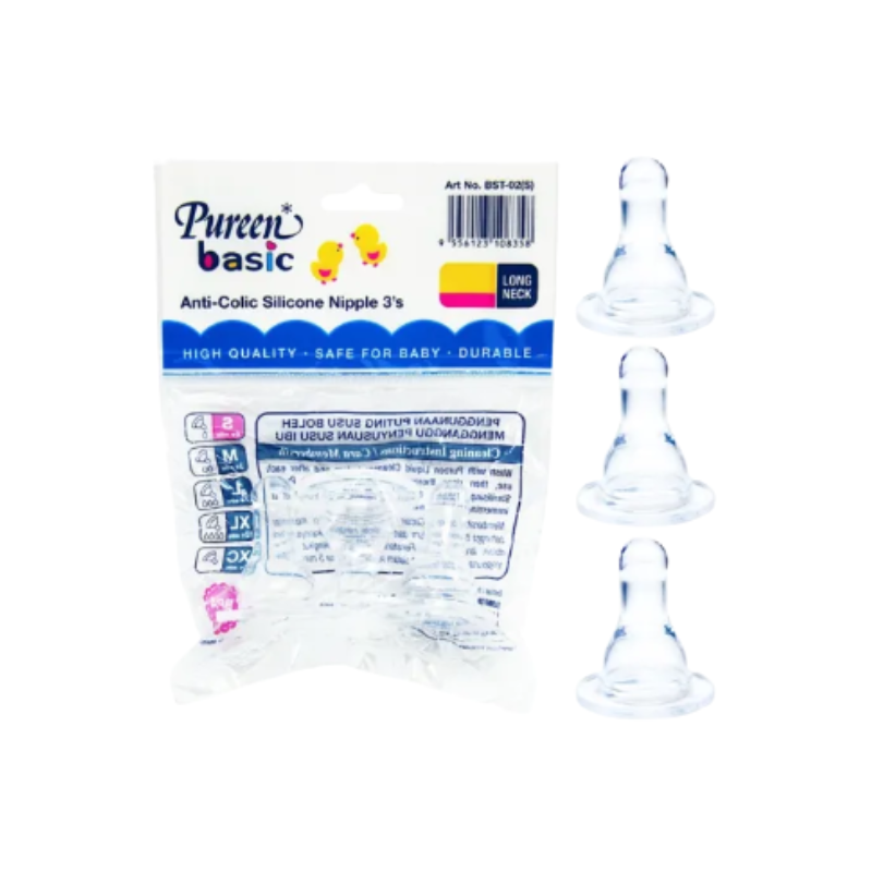 PUREEN SILICONE NIPPLE (LONG NECK) XL