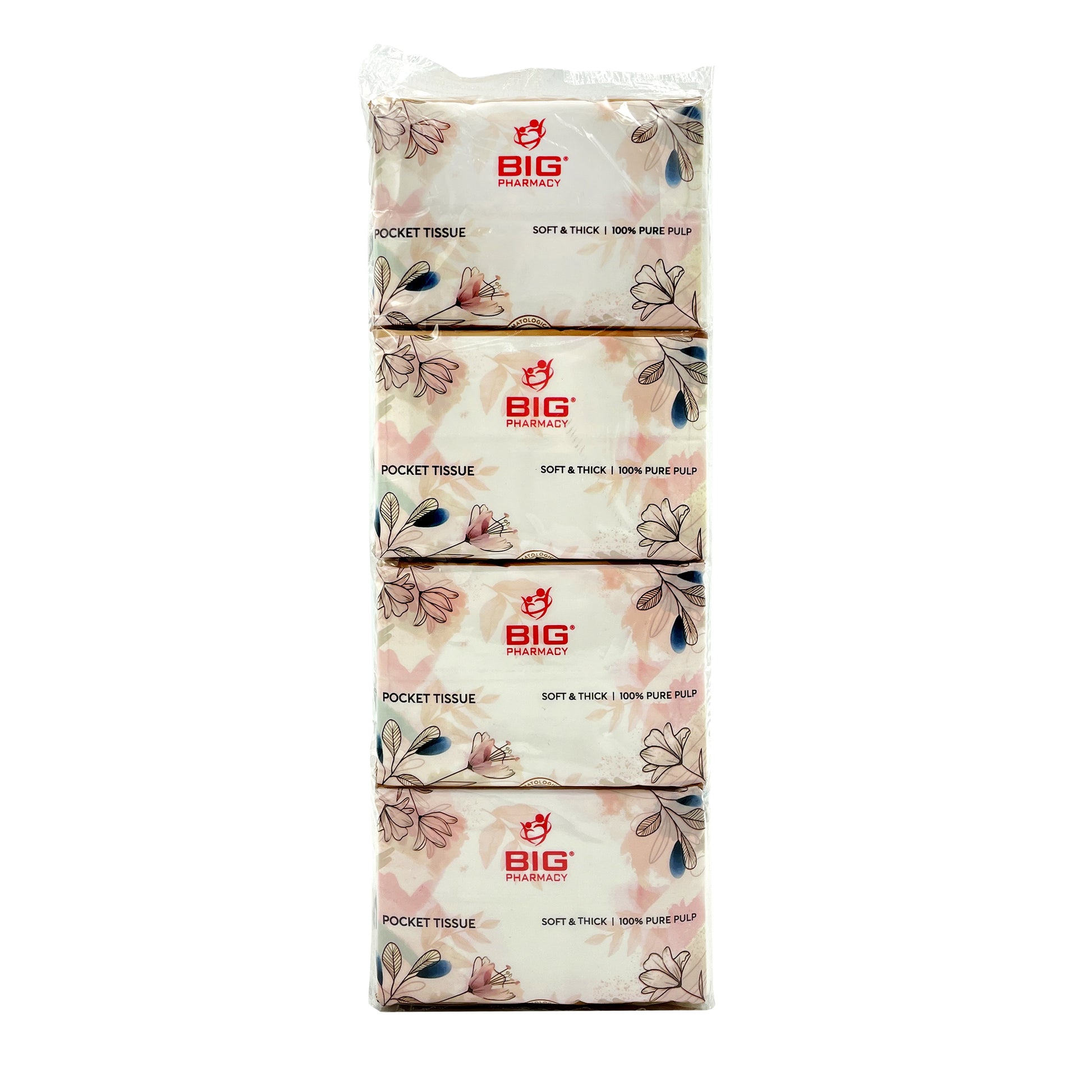 BIG PHARMACY POCKET TISSUE 2PLY 8SX16