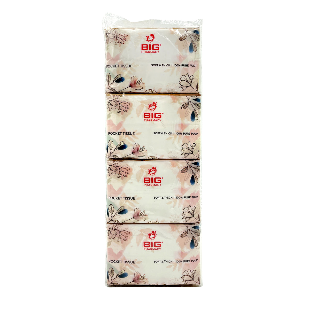 BIG PHARMACY POCKET TISSUE 2PLY 8SX16