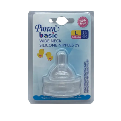 PUREEN W/NECK SILICON NIPP 2S BWNF-2 L