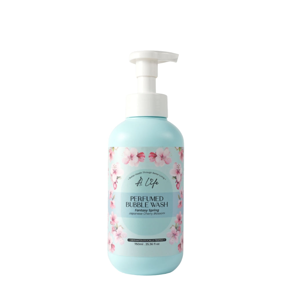 A.LIFE PERFUMED BUBBLE WASH FANTASY SPRING 750ML