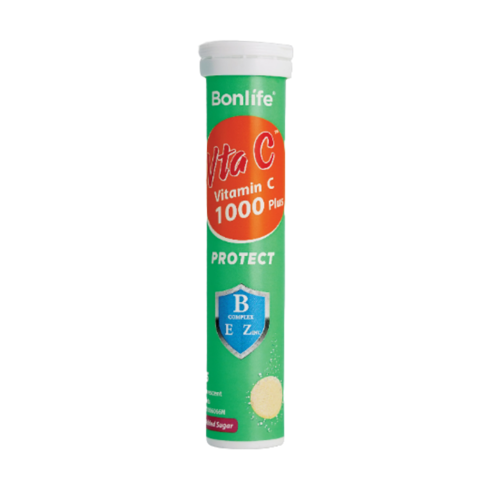 BONLIFE VTA C PROTECT EFFERVESCENT 1000MG +B COMPLEX 15S