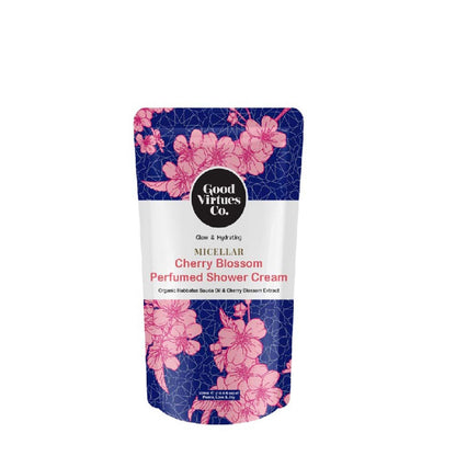 GVC SHOWER CREAM MICELLAR CHERRY BLOSSOM PERFUMED REFILL 550ML