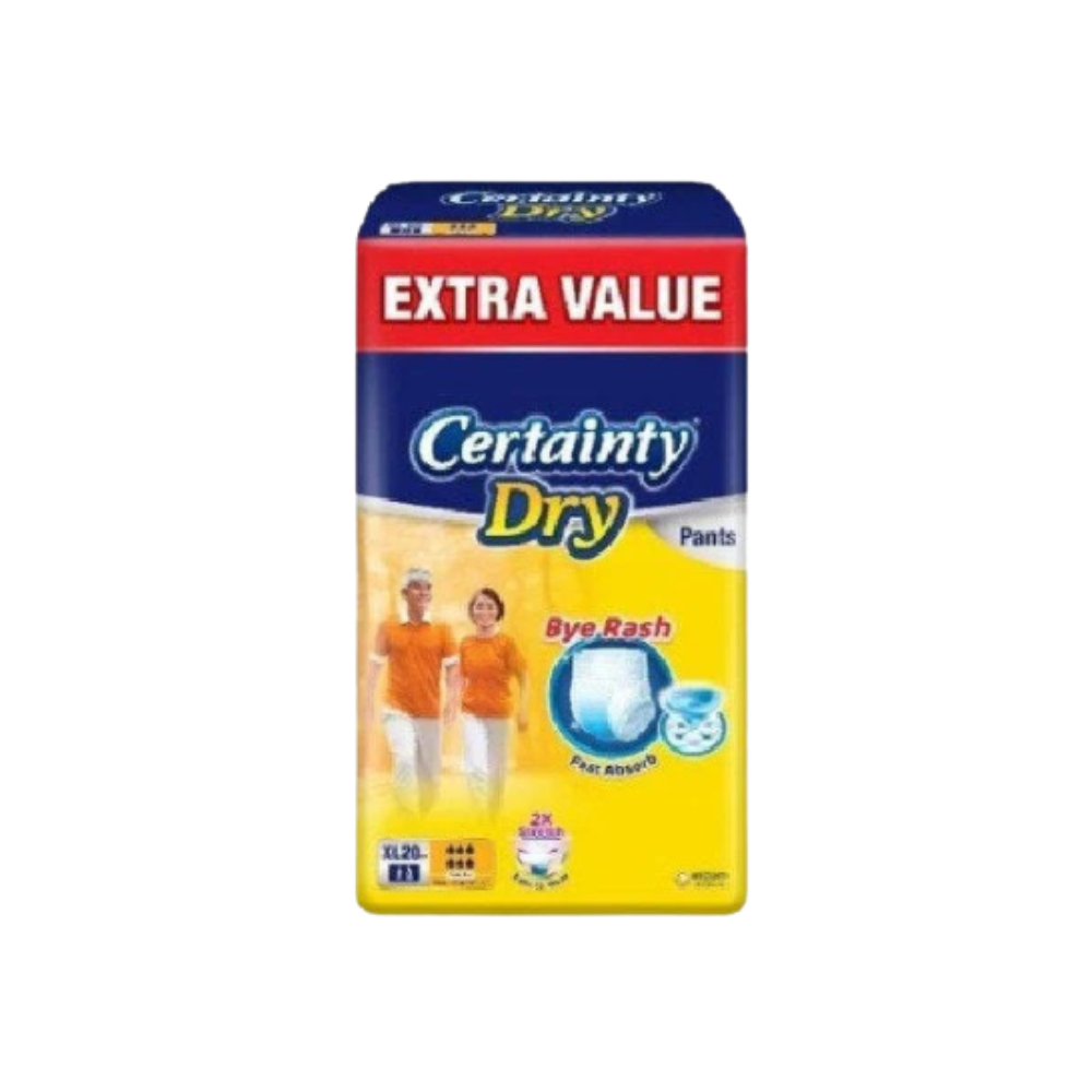 CERTAINTY DRY PANTS JUMBO PACK XL 20S