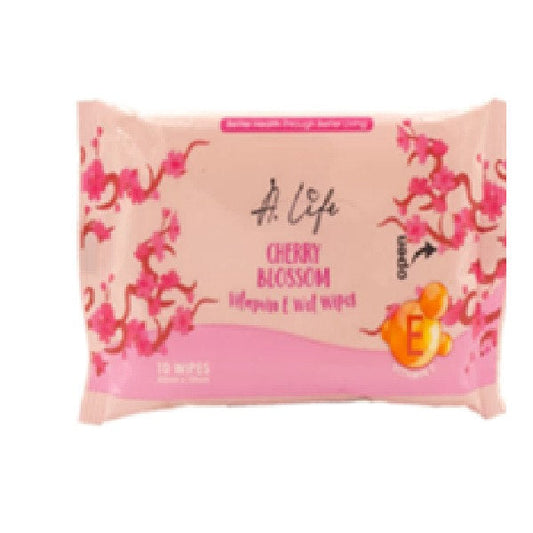 A.LIFE WIPES VIT E CHERRY BLOSSOM 10S 3S