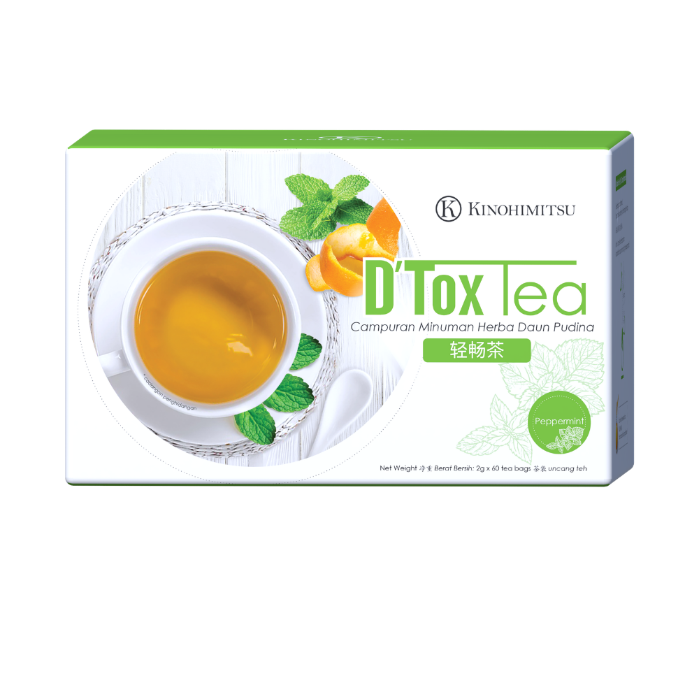 KINOHIMITSU JPAN DTOX TEA PEPPERMINT 60S