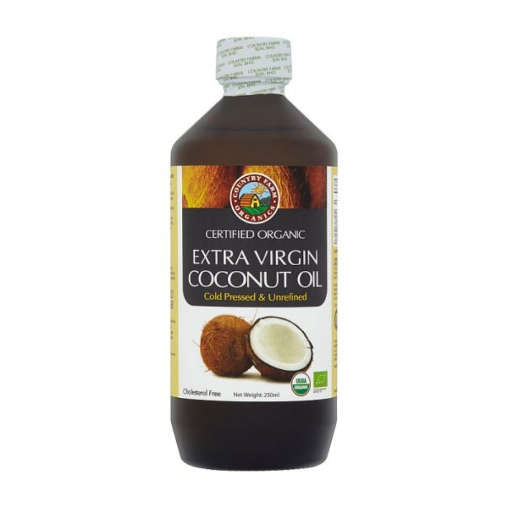 COUNTRY FARM EXTRA VIRGIN COCONUT OIL 250ML