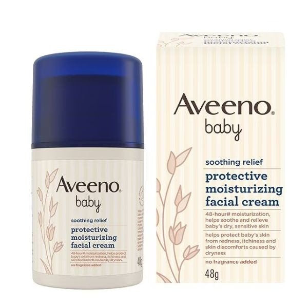 AVEENO BABY SOOTHING RELIEF PROTECTIVE MOISTURISING FACIAL CREAM 48G