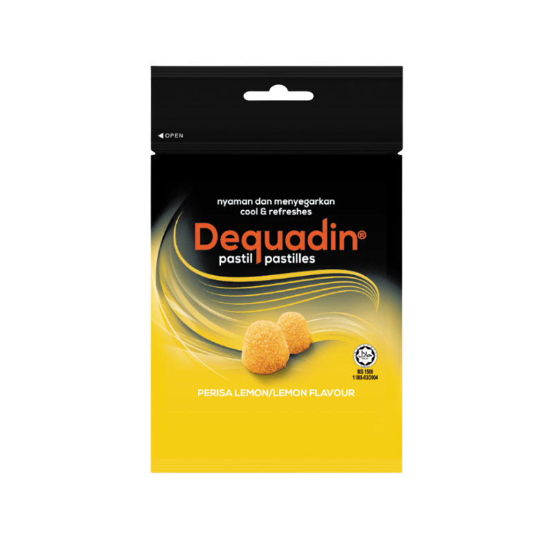 DEQUADIN PASTILLES LEMON 20G