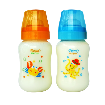 PUREEN EASY GRIP WNECK FEEDING BOT 9OZ (WNEC 02)