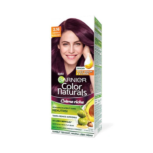 GARNIER COLOR NATURALS CREAM 3.16 BURGUNDY