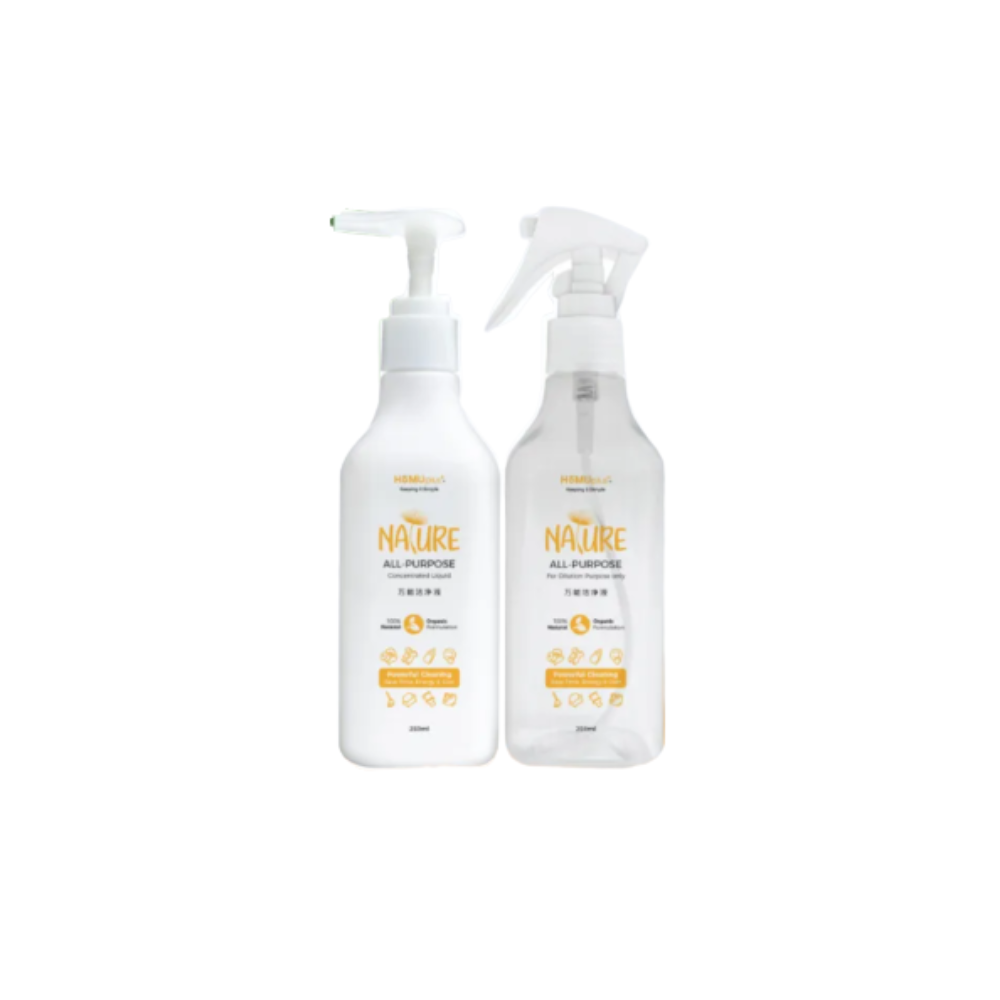 HOMUPLUS NATURE ALL PURPOSE CLEANSER 250ML (WITH SPRAY BOT)