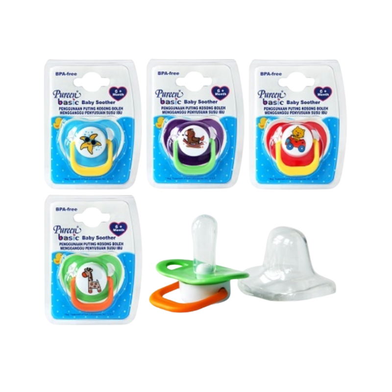 PUREEN BASIC BABY SOOTHER+COVER 6+ MONTH BSSF-5