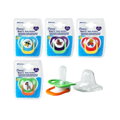 PUREEN BASIC BABY SOOTHER+COVER 6+ MONTH BSSF-5
