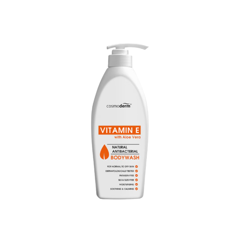 COSMODERM VITAMIN E BODY WASH 500ML