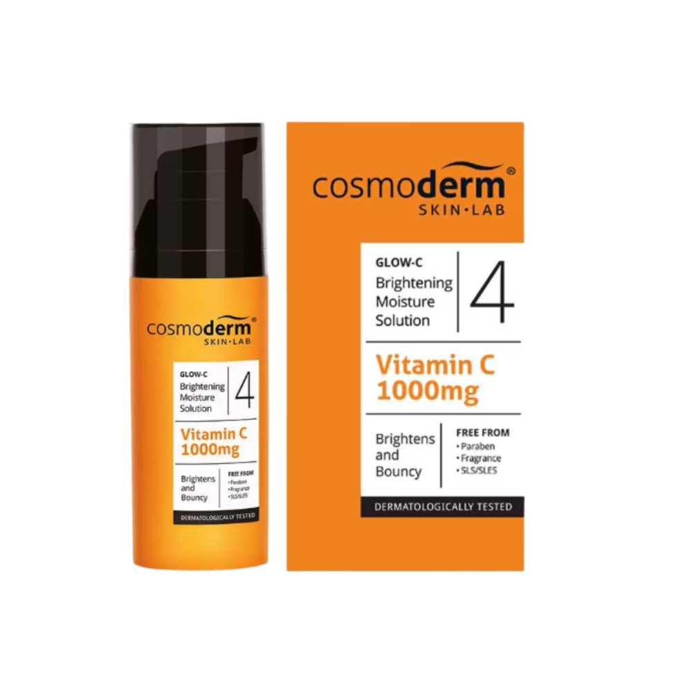 COSMODERM GLOW-C BRIGHTENING MOISTURE SOLUTION 1000MG 50ML