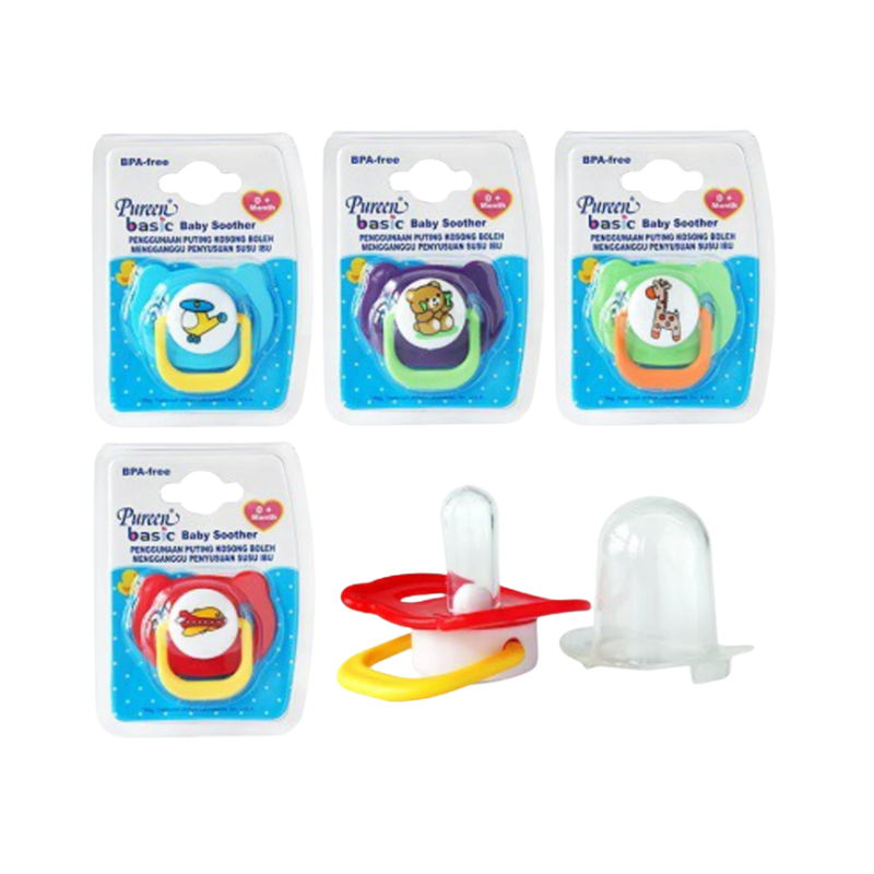 PUREEN SILICONE SOOTHER 3 MONTHS & ABOVE(SSF-2)