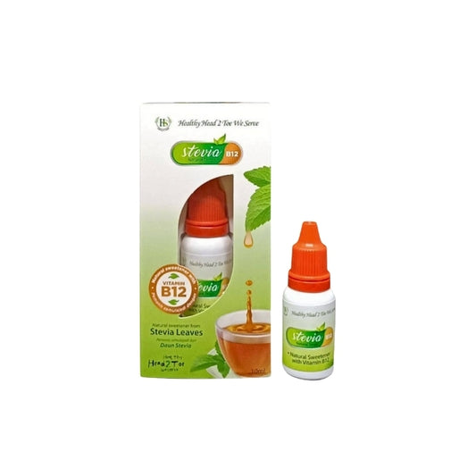 HS STEVIA NATURAL DROPS B12 10ML
