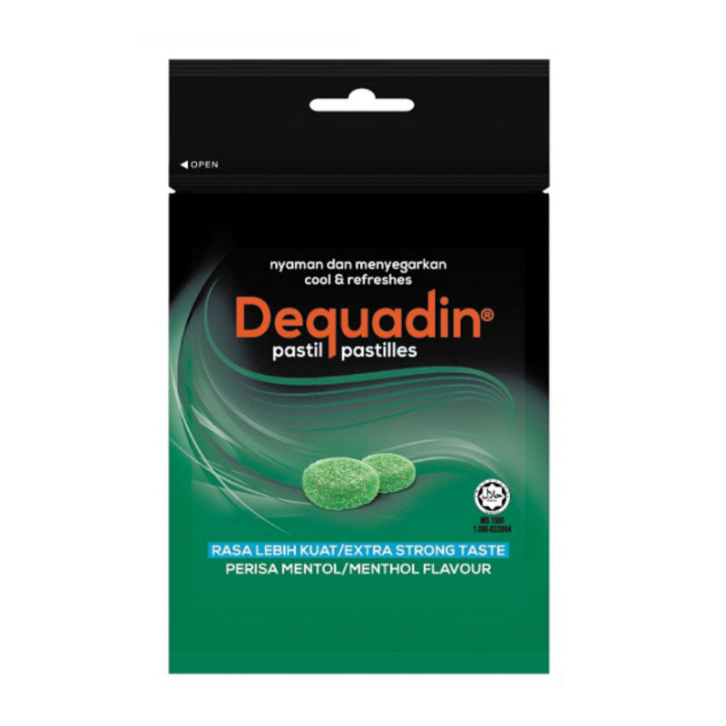 DEQUADIN PASTILLES EXTRA STRONG MENTHOL20G
