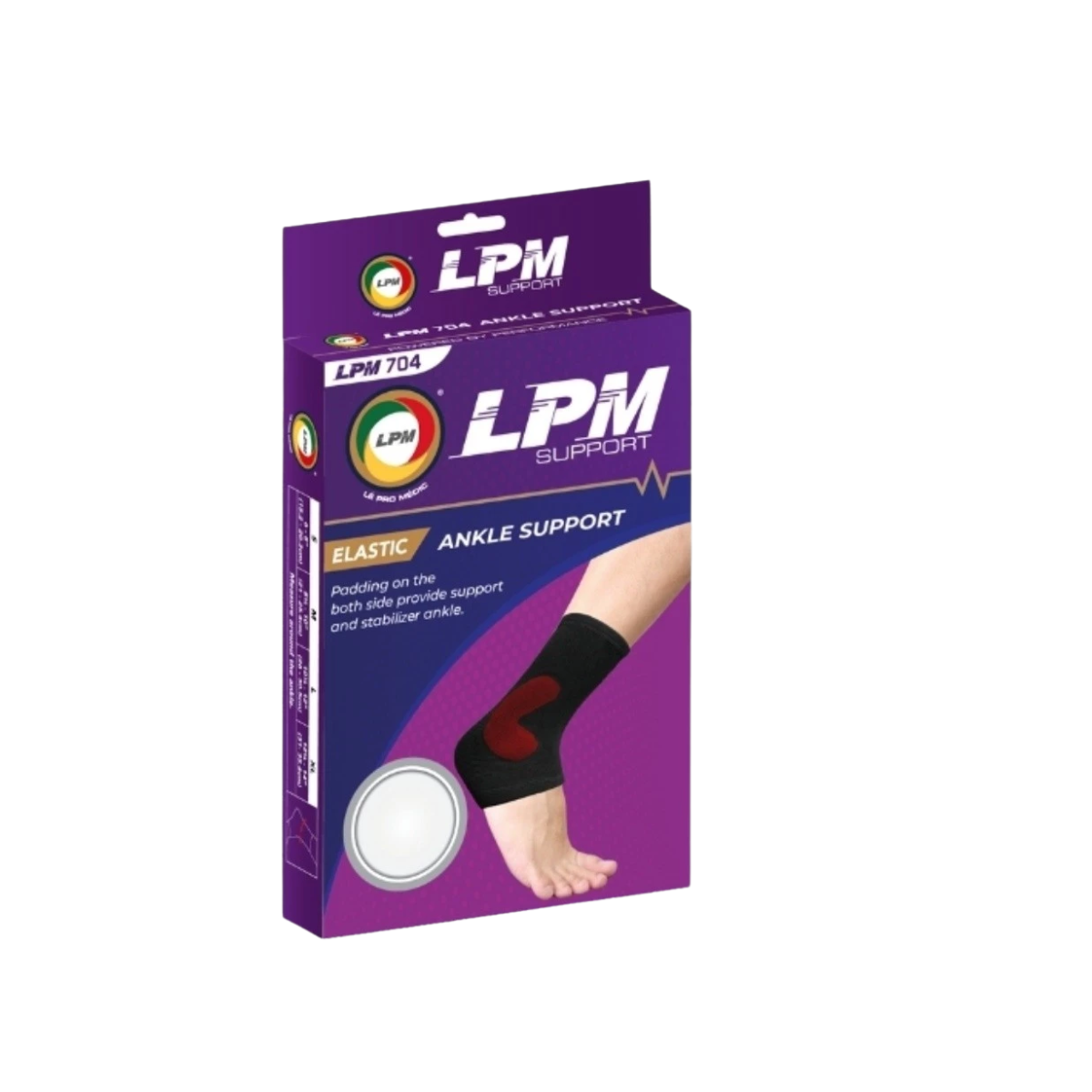 LPM ANKLE SUPPORT TAN 704 SIZE XL