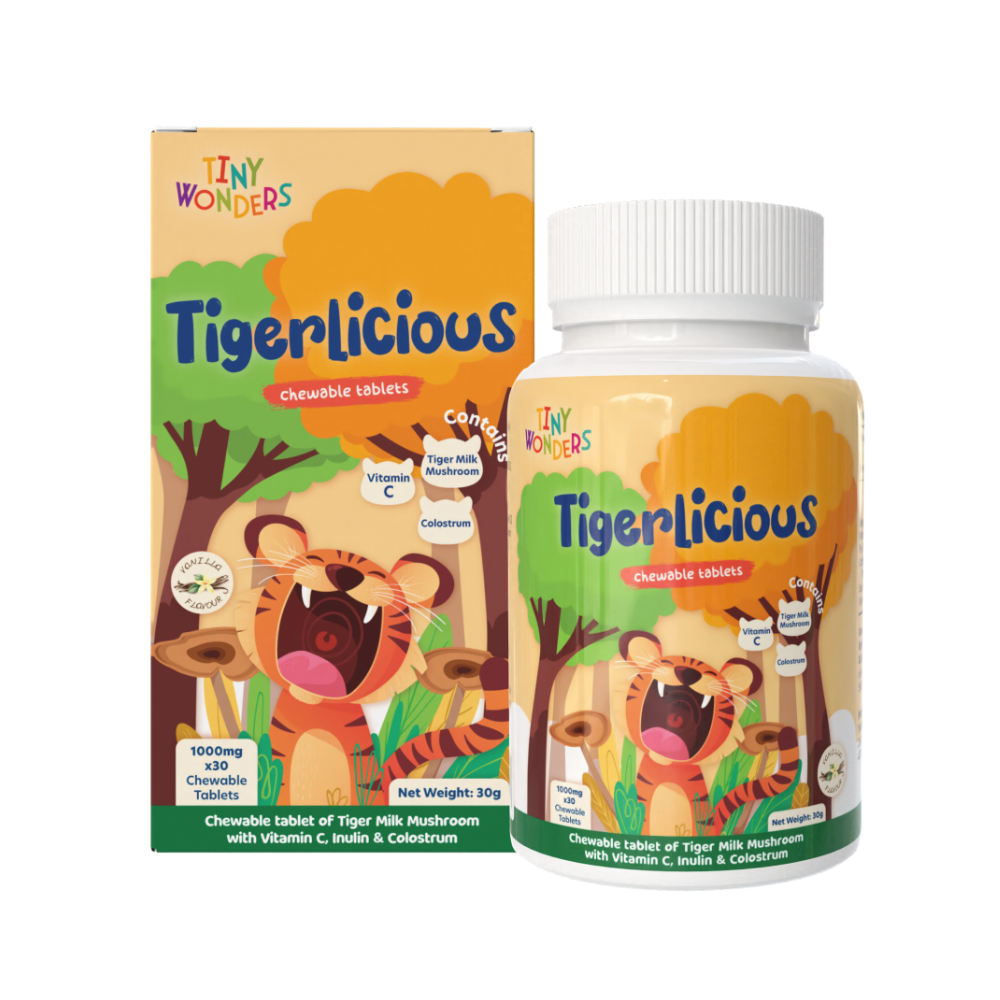 TINY WONDERS TIGERLICIUOS CHEWABLE TABLETS 30S
