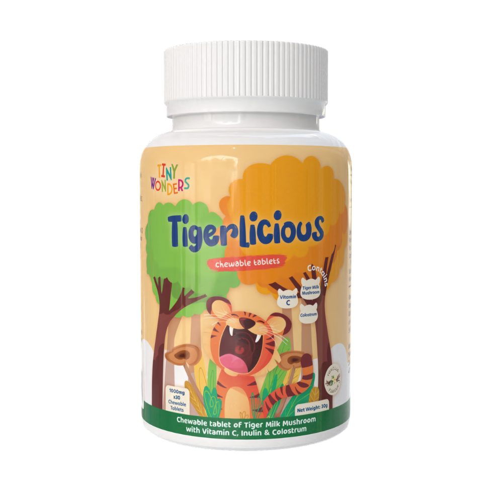 TINY WONDERS TIGERLICIUOS CHEWABLE TABLETS 30S