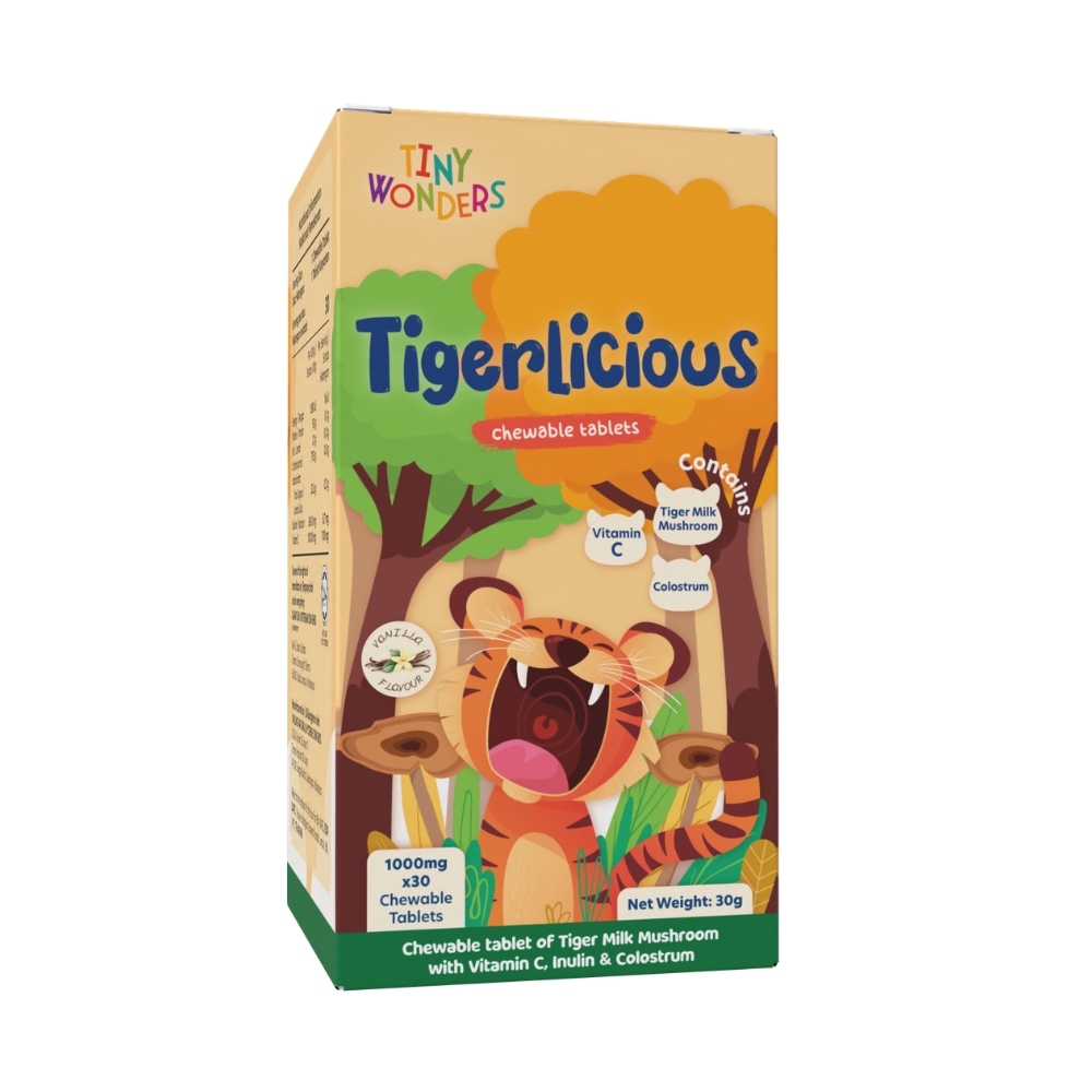 TINY WONDERS TIGERLICIUOS CHEWABLE TABLETS 30S
