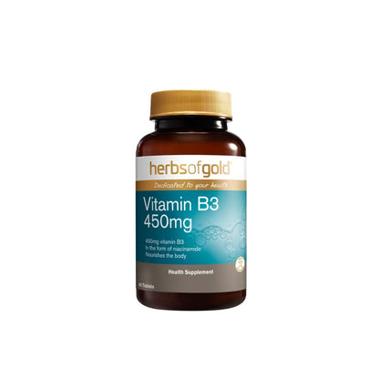 HERBS OF GOLD VITAMIN B3 450MG 60S