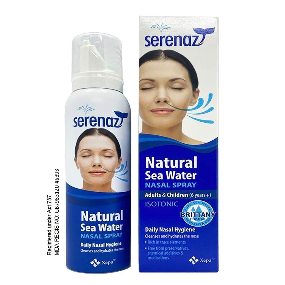SERENAZ SEA WATER NASAL SPRAY (6 YEARS+) 120ML
