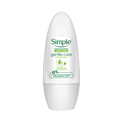 SIMPLE GENTLE CARE ANTI-PERSPIRANT ROLL ON 45ML