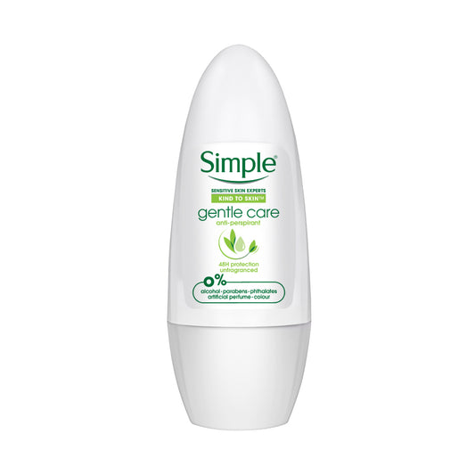 SIMPLE GENTLE CARE ANTI-PERSPIRANT ROLL ON 45ML