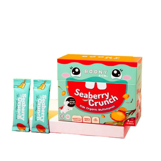 BOONY & CO SEABERRY CRUNCH KIDS MULTVIT 30S