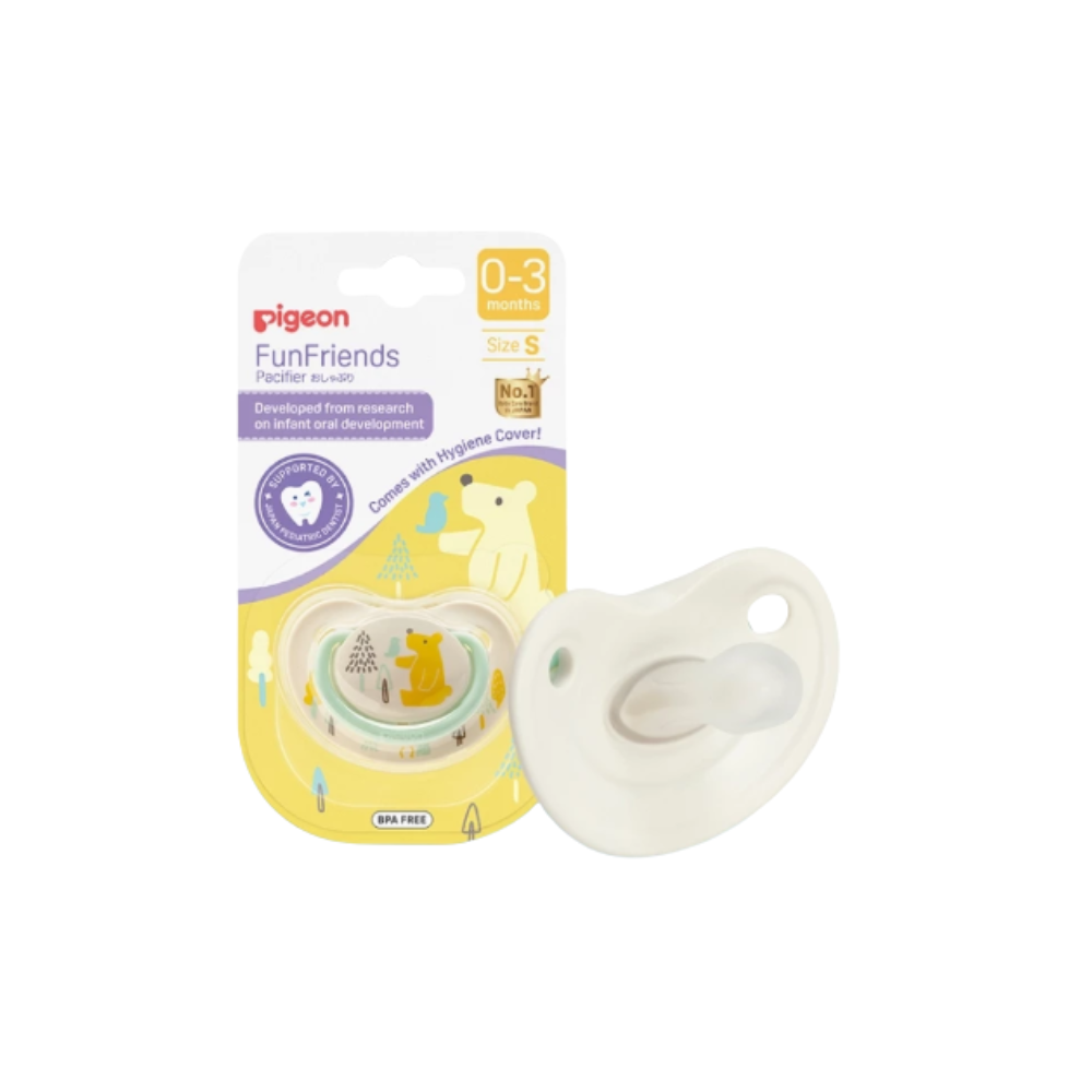 PIGEON FUN FRIENDS PACIFIER S BEAR 1S